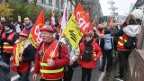 Марш профсоюзов в Брюсселе вызвал перебои в дорожном движении