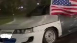 Недолго катался с американским в День флага России