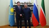 Спикер казахстанского парламента встретился с главой Татарстана