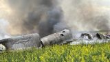 Крушение военного самолета на Ставрополье: один летчик погиб
