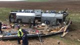 В Казахстане перевернулся пассажирский автобус, погибли 11 человек