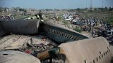 В Пакистане 90 человек пострадали в железнодорожной катастрофе