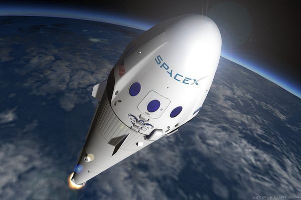 SpaceX в следующем году отправит в полет вокруг Луны 2-х туристов