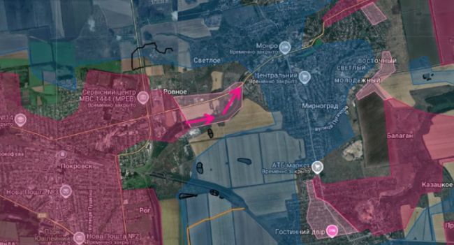 Российская армия ворволась в Димитров со стороны Ровного — инсайд