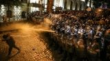 В Тбилиси на акции протеста силовики задержали 66 человек