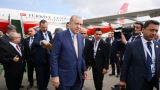 Эрдоган прилетел в Азербайджан для участия в саммите тюркских государств