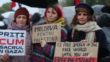 «Осудить Израиль и поддержать Палестину» — в Кишиневе прошел Марш солидарности