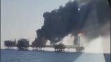 В Мексиканском заливе вспыхнула нефтяная платформа, пострадали 9 человек — видео