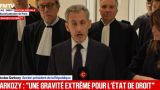 Cries of shock rang out at the announcement of Sarkozy's sentence — 5 years in prison