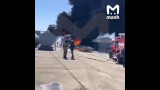 Крупный пожар на нефтебазе в Омске: горят три емкости с нефтепродуктами