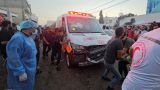 При ударе Израиля по колонне машин скорой помощи убиты 15 человек