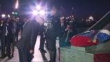 Владимир Путин возложил венок к монументу независимости в Ташкенте
