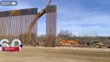 Техас отгораживается от Мексики пограничной стеной — видео