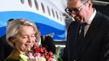 Dear Ursula, Vucic greeted von der Leyen with flowers