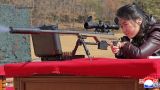 13-летнюю дочь Ким Чен Ына показали со снайперской винтовкой нового поколения