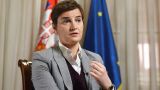 Брнабич попросила Тачи прекратить обольщаться центральной Сербией