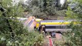 В ФРГ три человека погибли при сходе поезда с рельсов