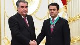Президент Таджикистана наградил своего сына орденом «Золотая корона»