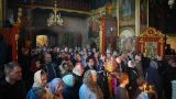 На последнюю службу в Киево-Печерскую лавру пришли несколько тысяч православных