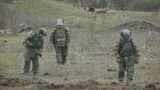 Миротворцы разминировали 150 гектаров местности в Степанакерте