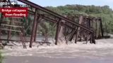 Америка продолжает терять мосты: у Южной Дакоты последствий на месяцы — видео