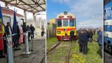«Хороший знак»: на открытии ж/д линии между Молдавией и Румынией сломался локомотив