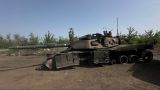Российские бойцы эвакуировали первый M1 Abrams, подбитый под Авдеевкой — видео