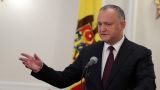Президент Молдавии проводил парламент в последний путь