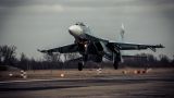 Над Балтикой российские истребители Су-27 провели учебный бой