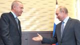В Сочи начались переговоры президентов России и Турции