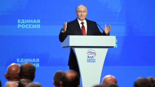 Владимир Путин выступил на съезде «ЕР» с патриотическими заявлениями