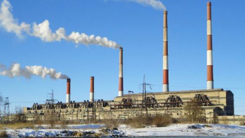 The satellite recorded large-scale destruction of Zmievskaya TPP near Kharkov