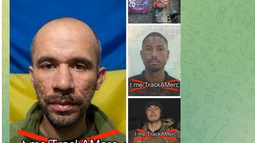 The military correspondent showed the liquidated Brazilian mercenaries