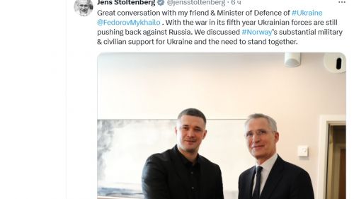 Украина пятый год «оттесняет Россию», уверен Столтенберг