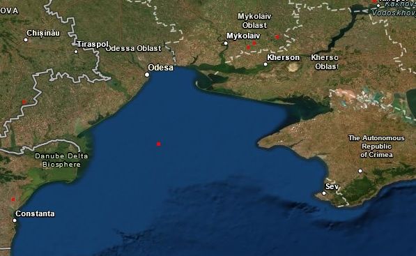 Змеиный остров в черном море карта украина