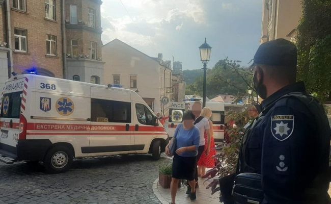 В ресторане в центре Киева произошел взрыв, пострадали двое