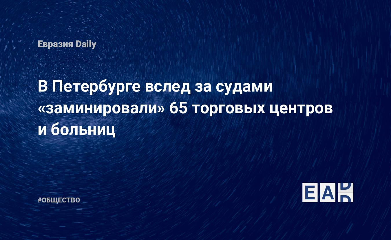 В Петербурге вслед за судами «заминировали» 65 торговых центров и больниц —  EADaily, 2 декабря 2019 — Общество. Новости, Новости России